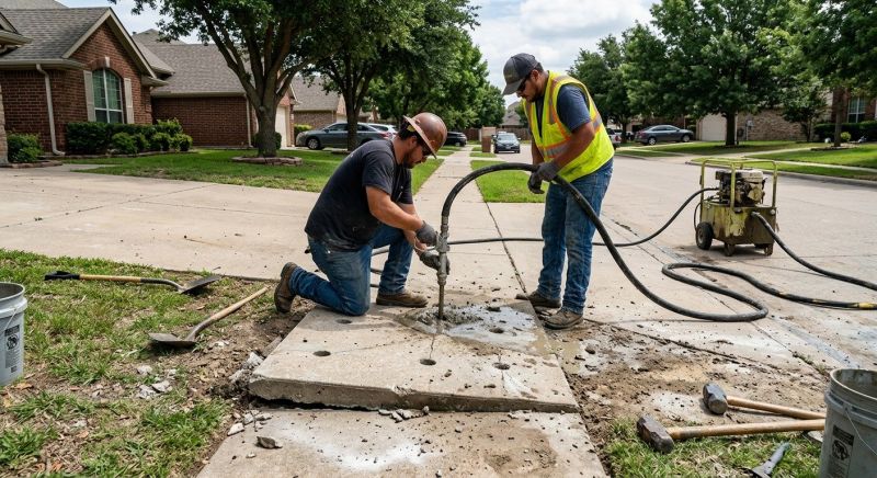 Concrete Leveling Service