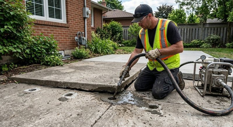 Concrete Settlement Repair in Columbus, OH